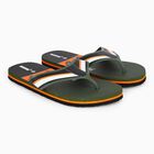Men Olive Green Flip-Flop Slippers, Olive, small