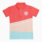 Boys Soft Peach Cotton Round Neck Casual Half Sleeve T-Shirt, Peach, small