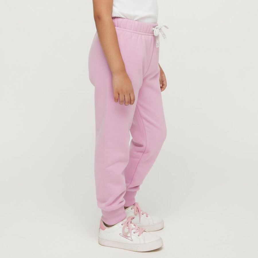 Girls' Light Pink Elastic Waist Party Vibes Pyjama, लाइलेक, large image number null