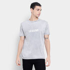 Cotton Round Neck T-Shirt, Light Grey, small image number null