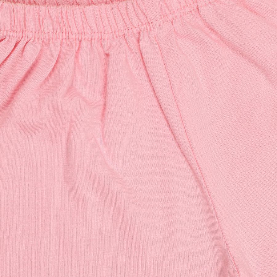 Infant Girls' 100% Cotton Short Set, पीला, large