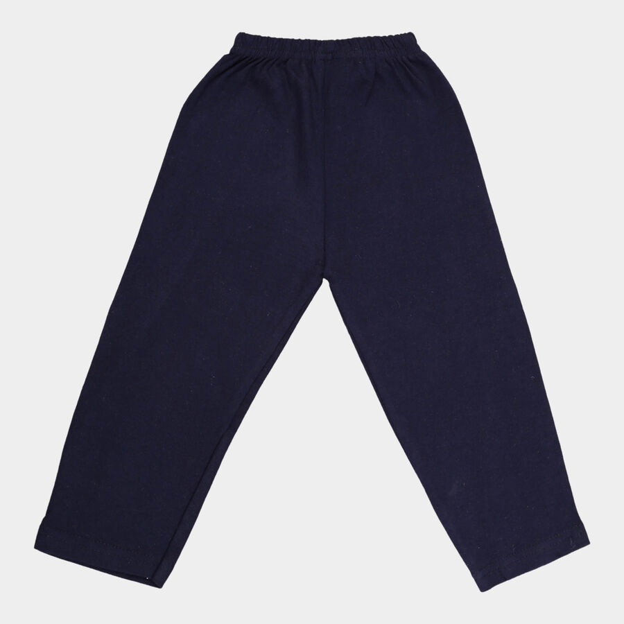 Infants Cotton Printed Pyjama, Navy Blue, large image number null