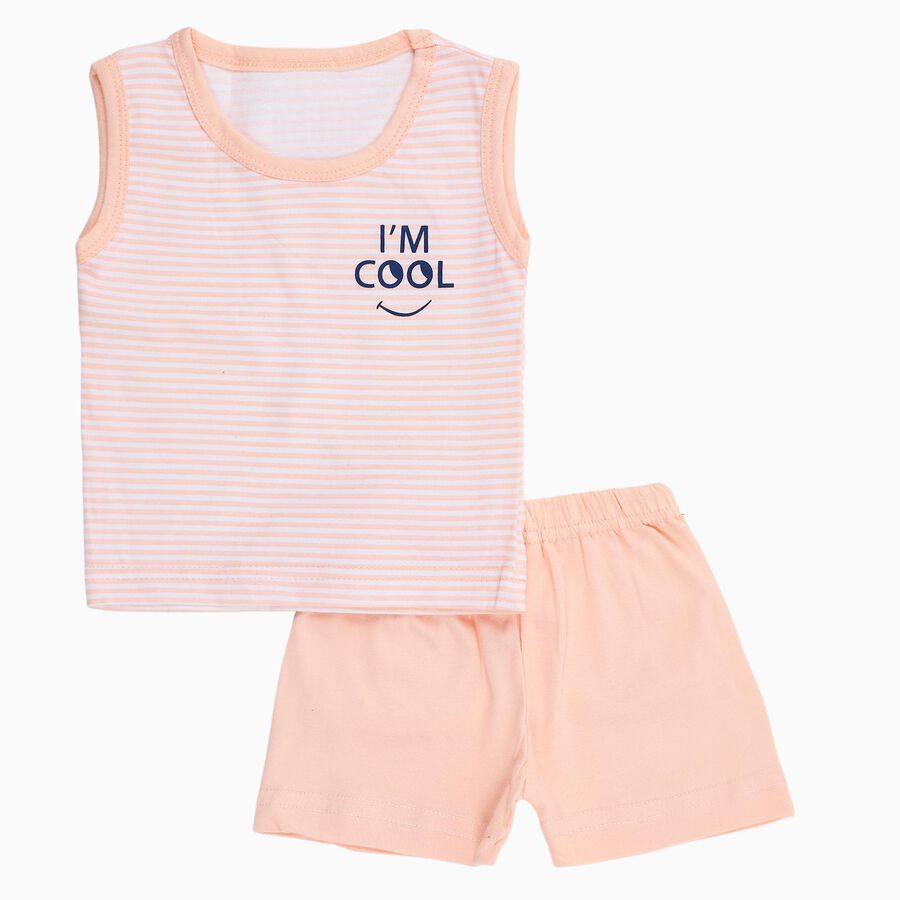 Infants' Baba Suit, Peach, large image number null