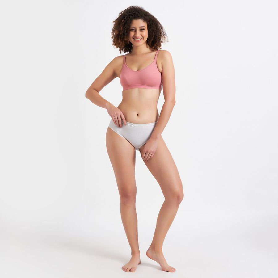 Ladies' Non-Padded Bra, Light Pink, large image number null