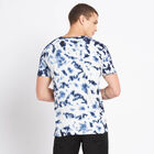 Cotton Round Neck T-Shirt, Navy Blue, small image number null
