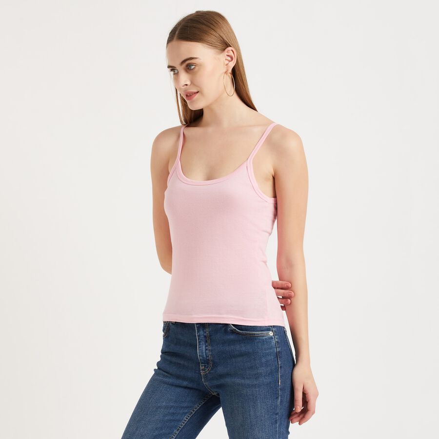 Ladies' Cotton Slips, Light Pink, large image number null