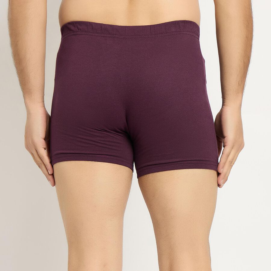 Men's 100% Cotton Trunks , वाइन, large image number null