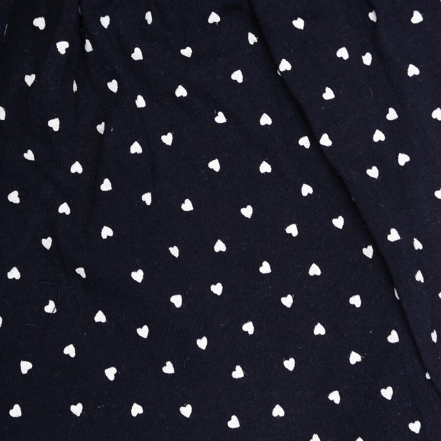 Infants Yellow Hippo Cotton Skirt Top Set, White, large image number null