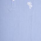 Boys' Half Sleeves T-Shirt, मध्यम नीला, small image number null