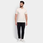 Men's Collared Half Sleeves T-Shirt , एक्रू मिश्रित, small image number null