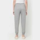 Solid Regular Joggers, Melange Light Grey, small image number null