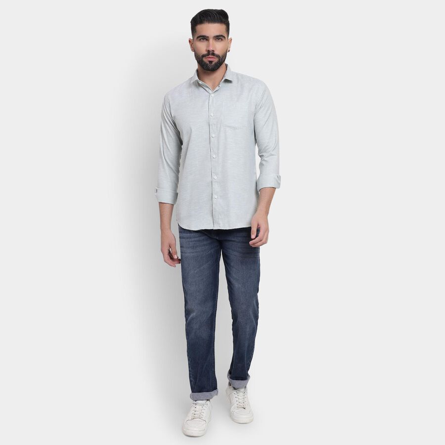 Men's Casual Shirt, हल्का हरा, large image number null
