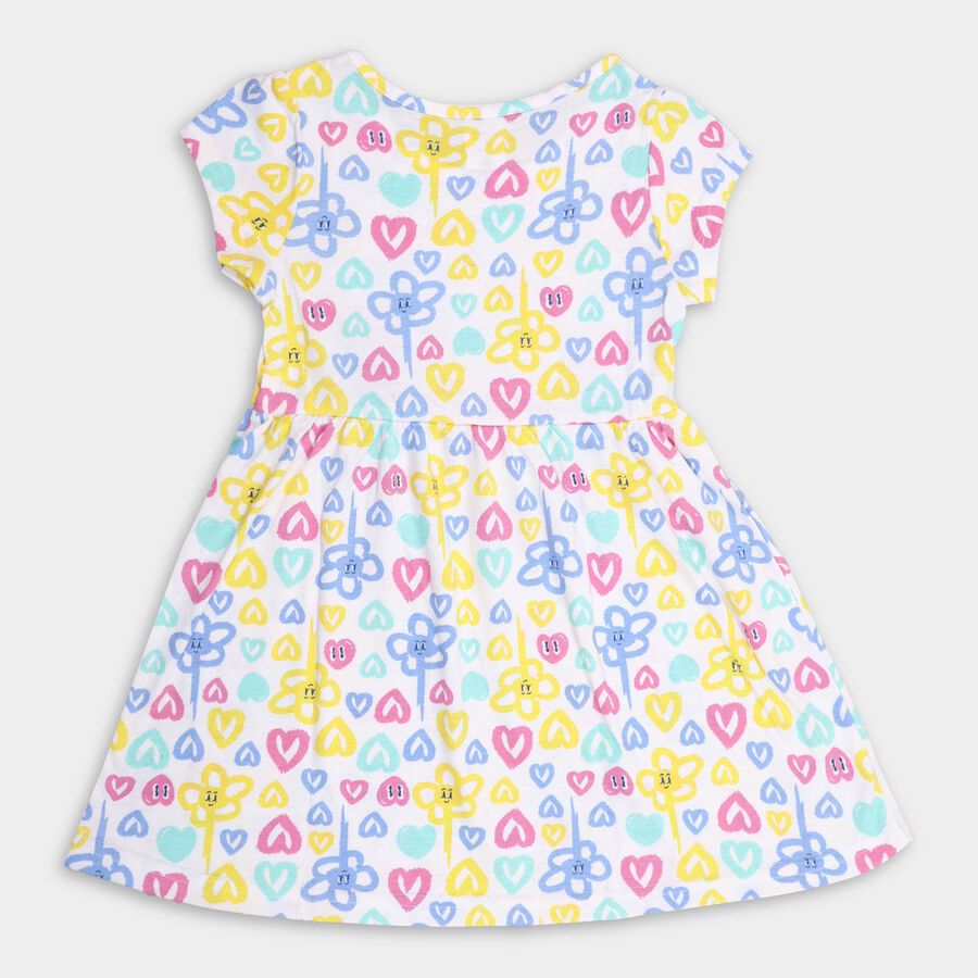 Girls' Frock, Off White, large image number null