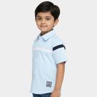 Boys' Casual Shirt, Light Blue, small