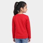 Girls Red Regular Top, लाल, small