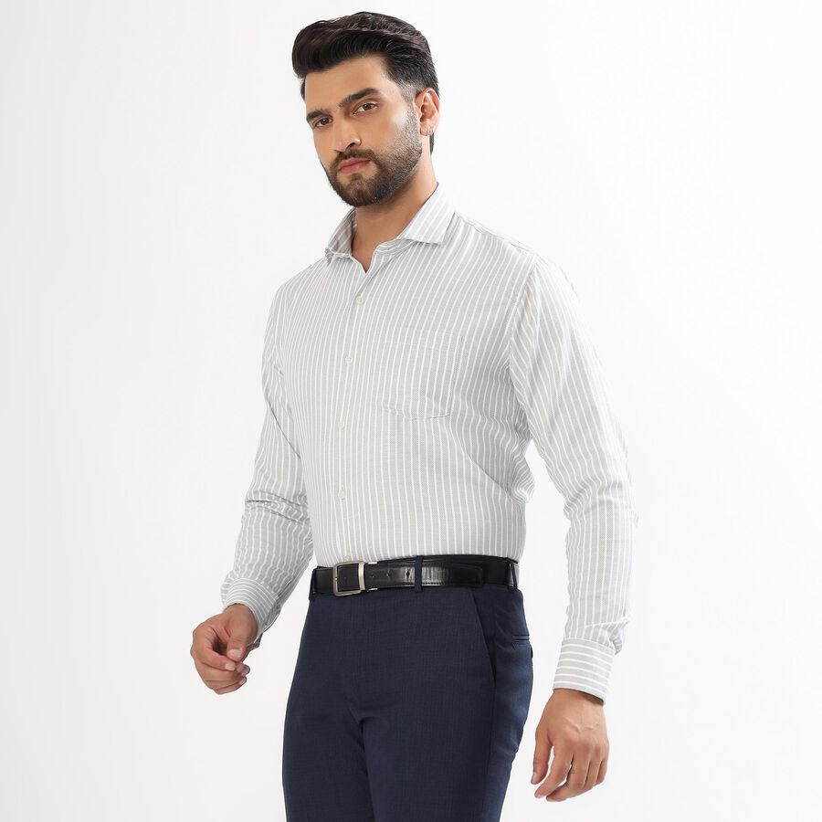 Men's Light Sage Green Classic Collar Formal Shirt, Light Green, large image number null