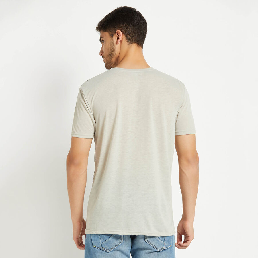 Round Neck T-Shirt, Light Grey, large image number null