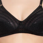 Full Lace Non-Padded Bra, Black, small image number null