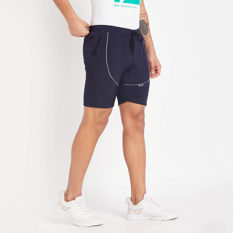 Cut & Sew Bermuda, Navy Blue, large image number null