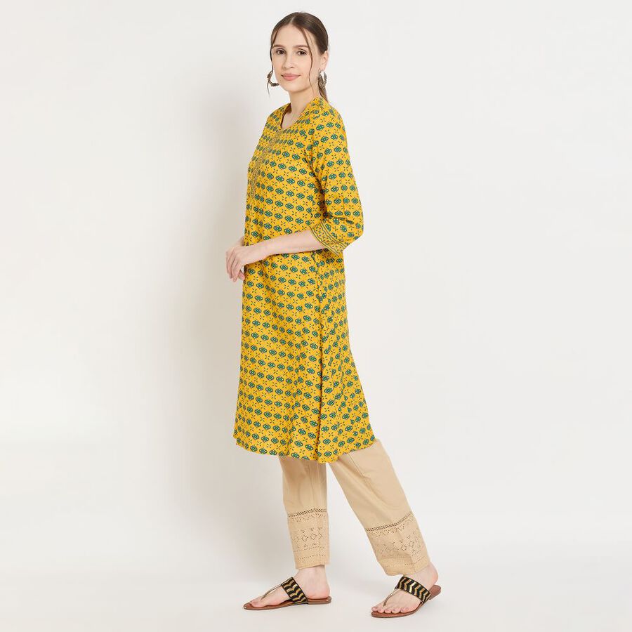 Ladies' Kurta, Mustard, large image number null