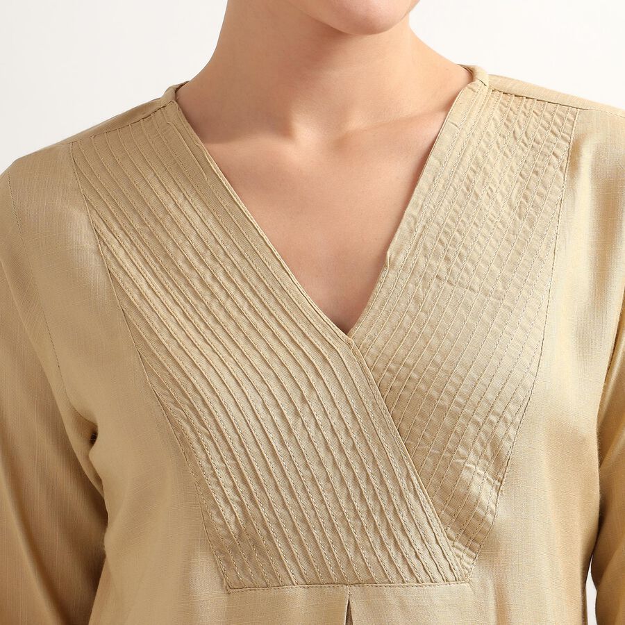 Ladies' Kurta , Khaki, large image number null