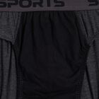 Men's Charcoal Regular Fit Cotton Blend Briefs, Charcoal, small