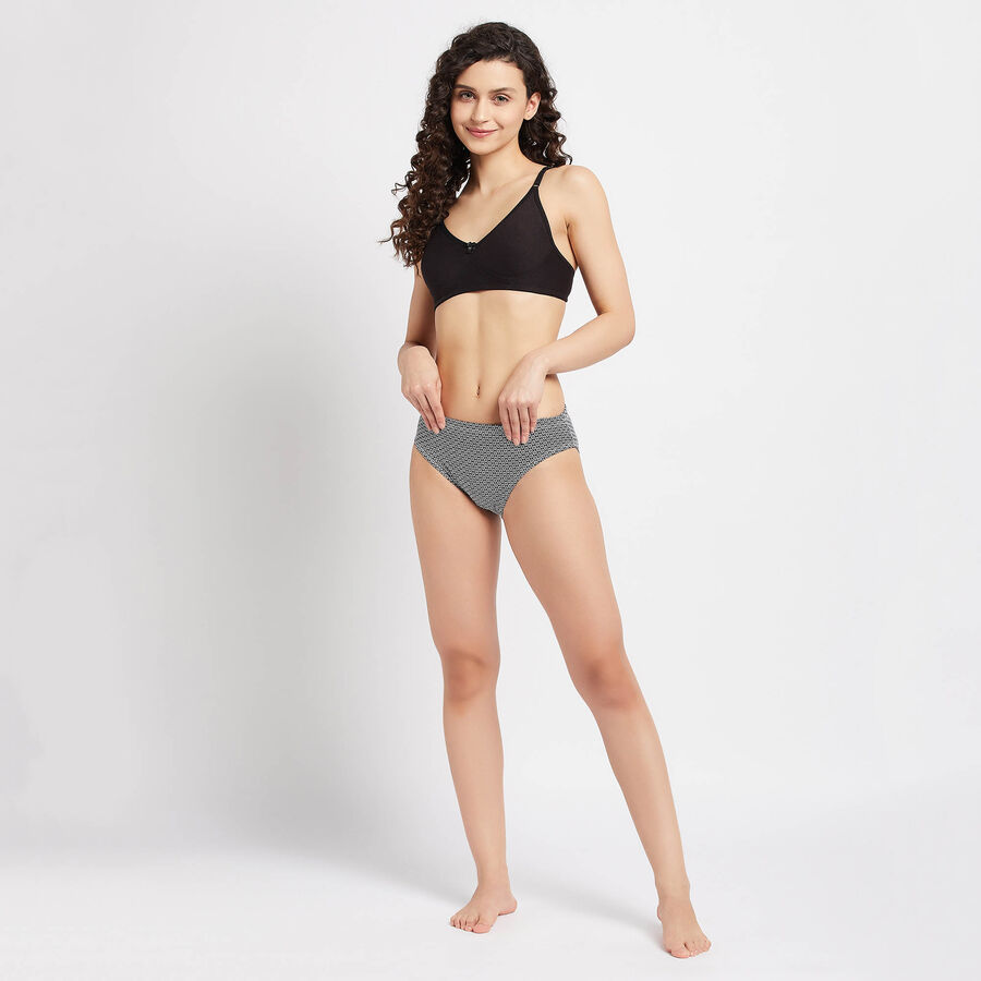 Cotton Printed Panty, Maroon, large image number null