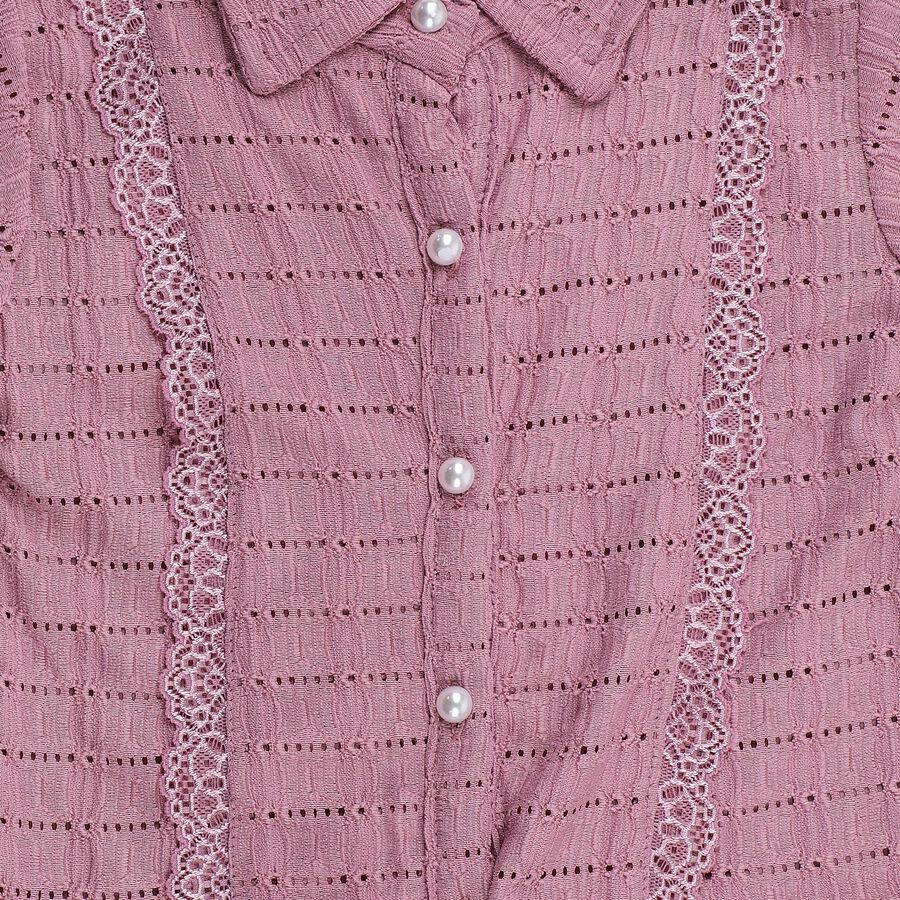 Girls' T-Shirt, हल्का गुलाबी, large