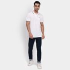 Men's Collared Half Sleeves T-Shirt, White, small image number null