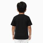 Boys' Half Sleeves T-Shirt, काला, small image number null