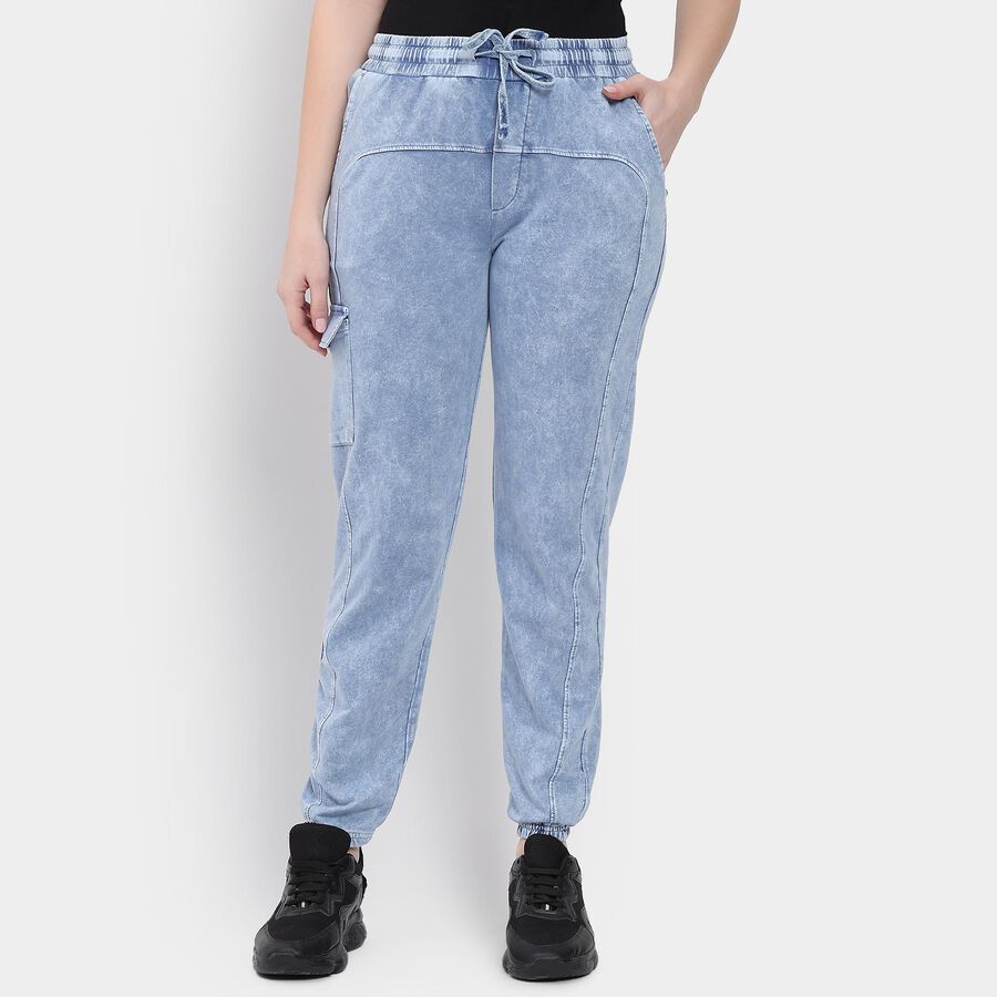 Ladies' Track Pants , Light Blue, large