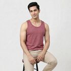 Men's Pink Round Neck Muscle Gym T-Shirt, गुलाबी, small