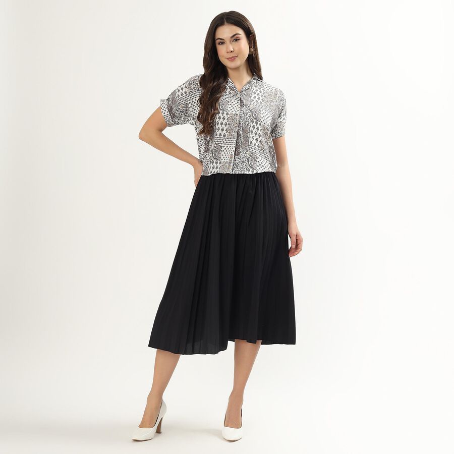 Women's Off White Classic Collar Classic Shirt, Off White, large