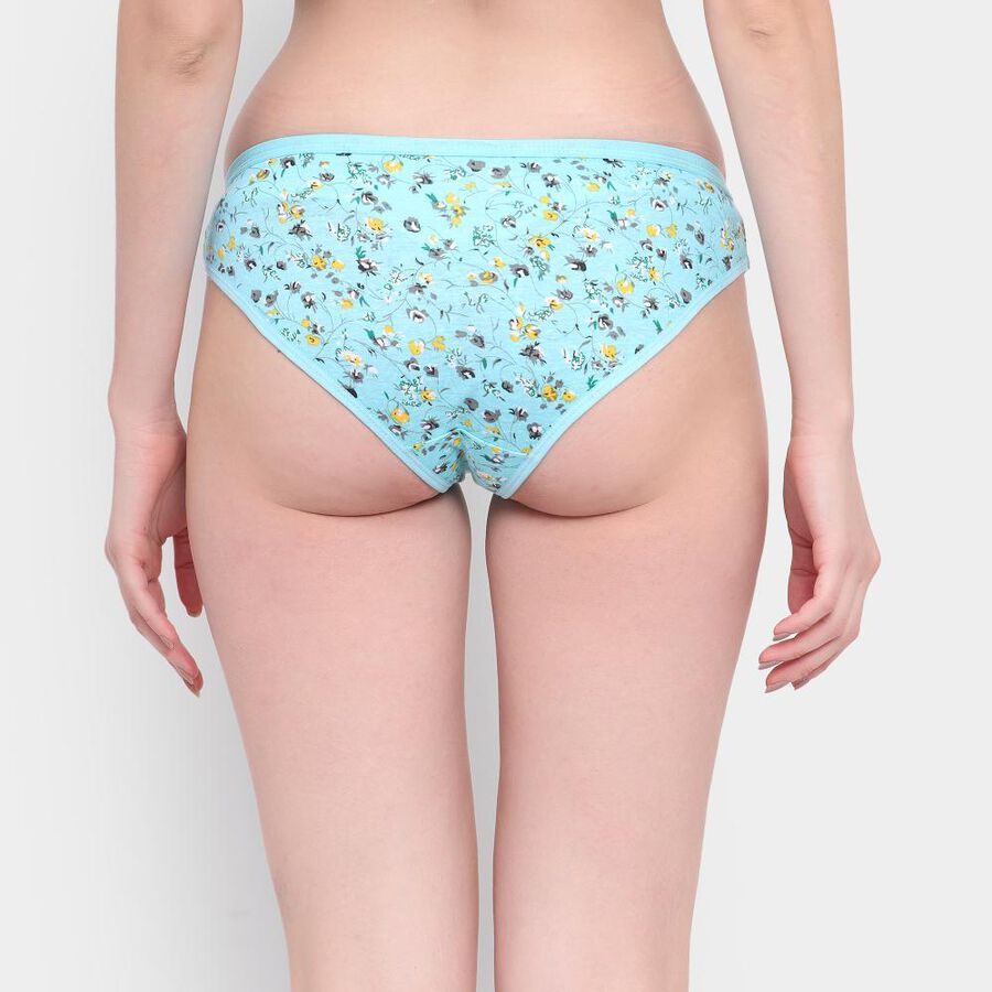 Printed Panty, Dark Green, large image number null