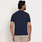 Round Neck T-Shirt, Navy Blue, small image number null