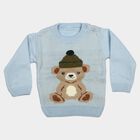 Infants' Light Blue Crew Neck Pullover, Light Blue, small