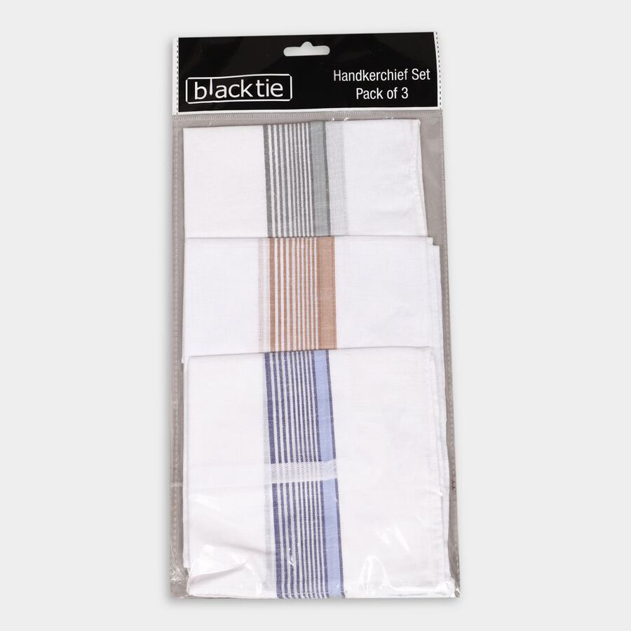 Men's Hanky, White, large