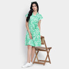 All Over Print Skater Dress, Light Green, small image number null