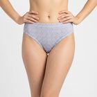Women's Light Blue Regular Fit Printed Panty, हल्का नीला, small