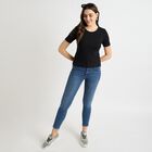 Ladies' Round Neck T-Shirt, Black, small image number null