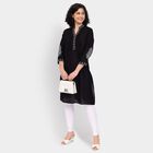 Ladies' Kurta, काला, small image number null