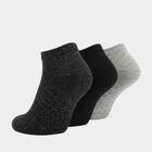Men's Ankle Length Pack of 3 Socks ( Grey, Charcoal, Black ), चारकोल, small
