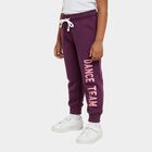 Girls' Deep Plum Purple Dance Team Printed Pyjama, बैंगनी, small image number null
