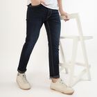 Men's Dark Indigo Skinny Fit Jeans, Dark Blue, small image number null