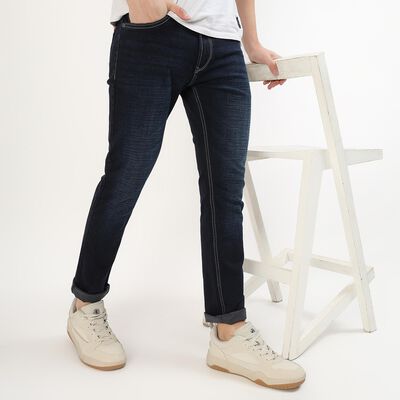 Men's Dark Indigo Skinny Fit Jeans