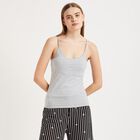 Ladies' Slips, Melange Light Grey, small image number null