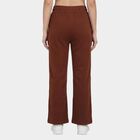 Women's Brown Regular Fit Cloud Printed Pyjama, भूरा, small