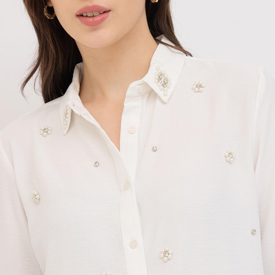 Ladies' Shirt, White, large image number null