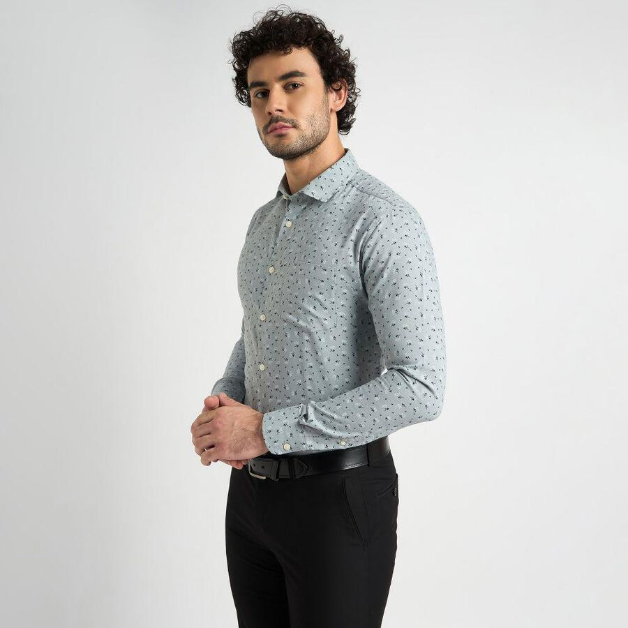 Men's Formal Shirt , Light Grey, large image number null