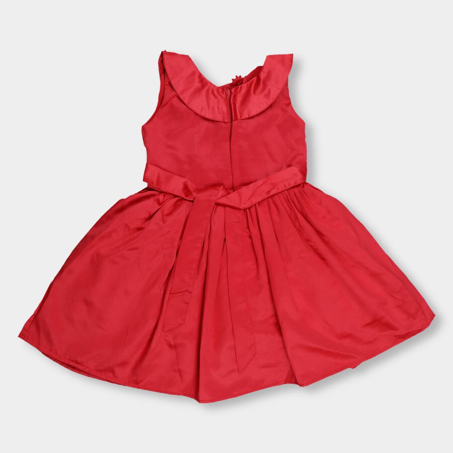 Girls' Frock , Red, large image number null